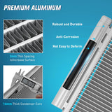 AC Condenser Compatible with Toyota Camry 2007-2011 Avalon 2005-2012 Venza 2009-2016, Lexus ES350 2007-2012 Air Conditioning A/C Condenser w Receiver Drier Replace#3396, 8846007060, 8846006210