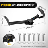 Class 3 Trailer Hitch 2 Inch Receiver for 2004-2007 Toyota Highlander; 2004-2006 Lexus RX330 ; Lexus RX400h 2006-2008; Lexus RX350 2007-2009; Multi-Fit Hitch Ball Mount Cargo Carrier Bike Rack