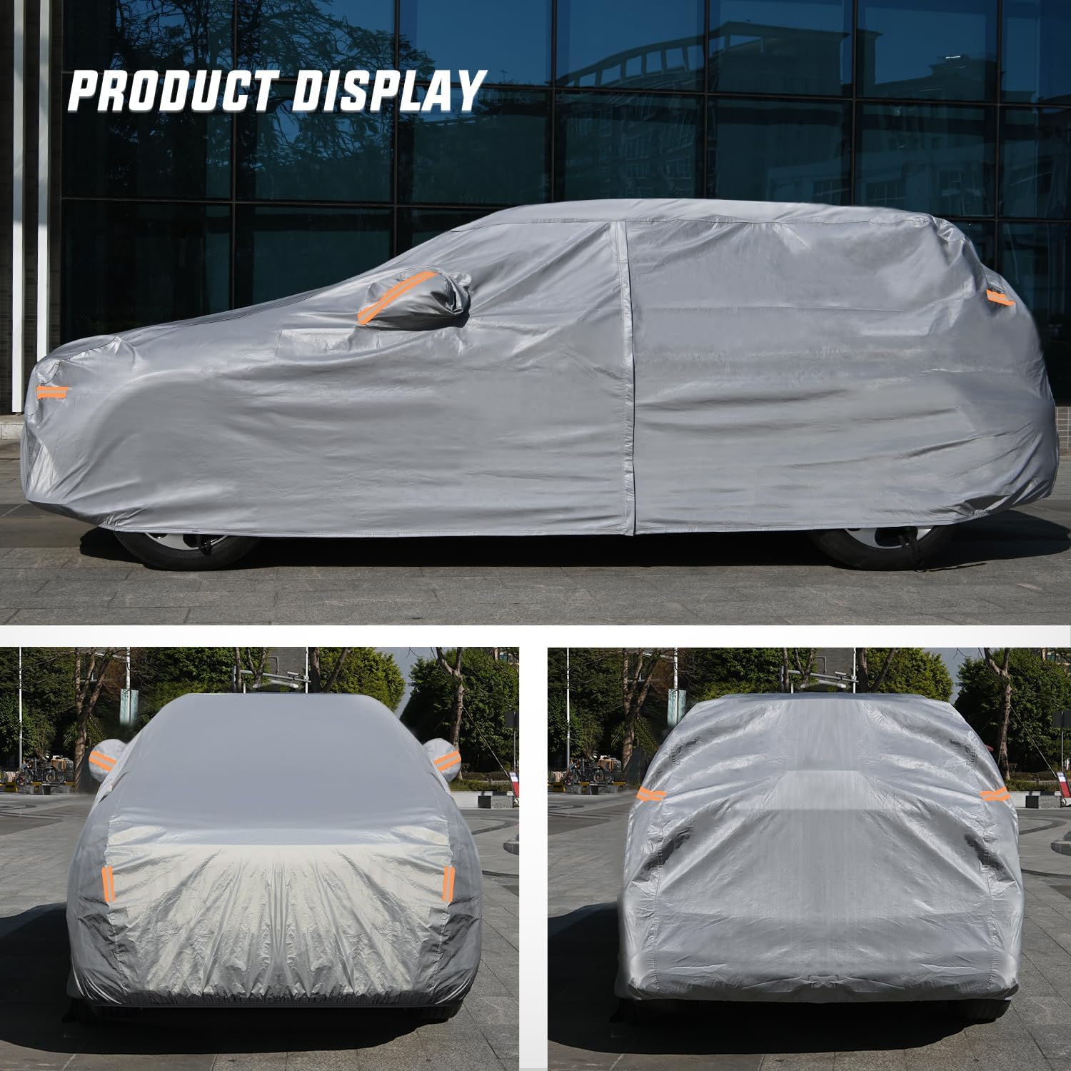 Universal Fit for SUV Jeep-Length (191" to 200") Car Cover UV Protection Nilight
