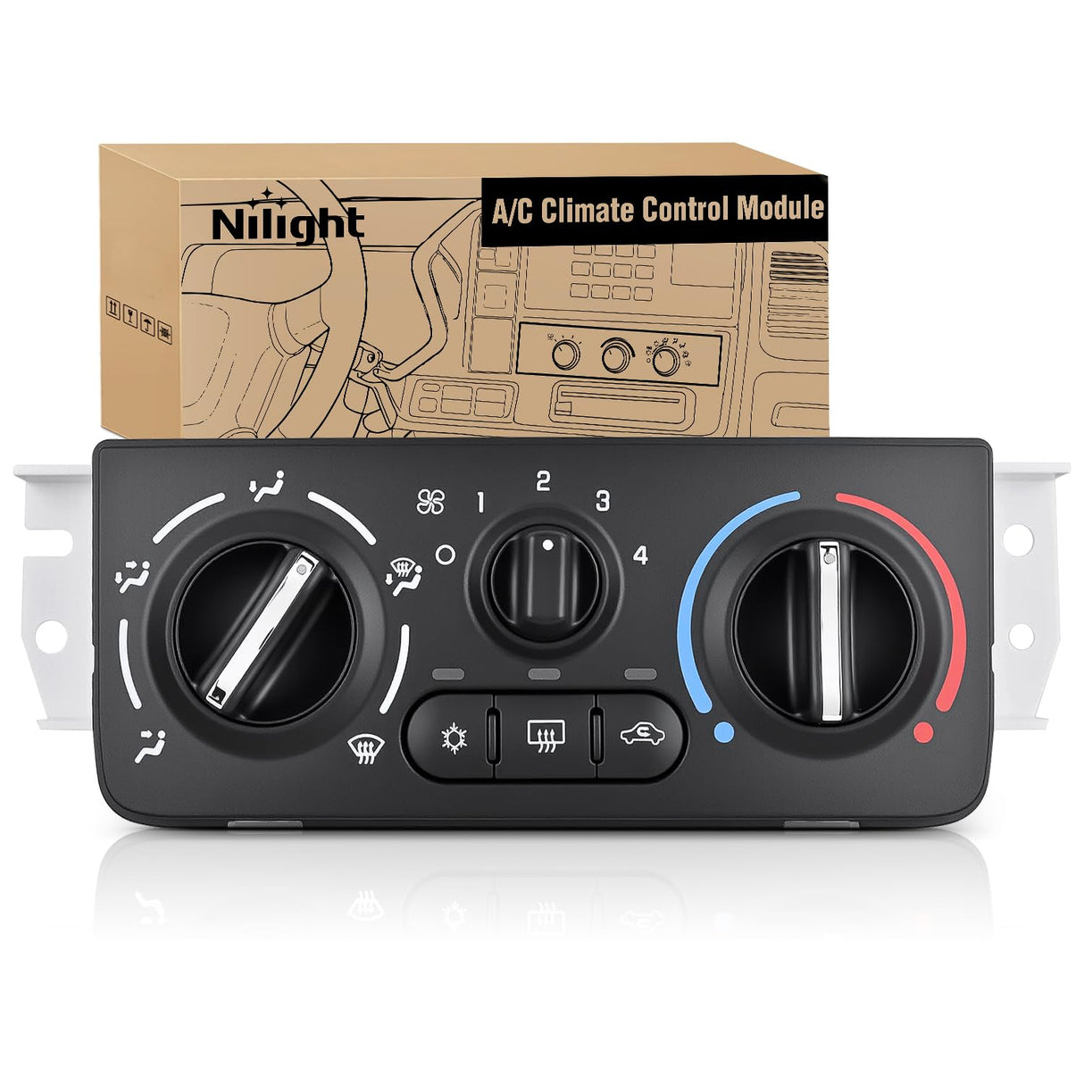 A/C Heater Climate Control Module Switch Panel | Compatible with 2005 2006 2007 2008 2009 2010 Chevrolet Cobalt 2007-2010 Pontiac G5 Truck Replacement Air Conditioning Panel