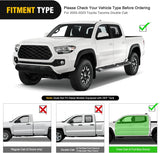 Running Boards for 2005-2023 Toyota Tacoma Double Cab 4 Full Size Doors 6 Inch Stainless Steel Bolt-on Side Step Nerf Bars