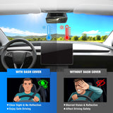 Dash Cover for Model 3 Highland 2024-2026, Custom Fit Suede Mat | Non-Slip Backing, Reduce Sun Glare and Protect the Dashboard from UV Exposure