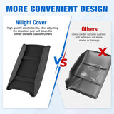 Center Console Cover for Nissan Pathfinder 2022-2026 Armrest Cover | for Pathfinder 2022 23 24 25 2026 Accessories Nappa Leather Middle Console Cushion Waterproof Anti-Scratch Arm Rest Pad Black