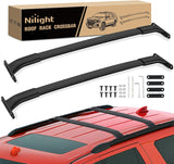 Roof Rack Cross Bars Compatible with Ford Expedition 2018 19 20 21 2022 with Side Rails, Adjustable Aluminum Less Wind Noise Car Crossbars for Cargo Carrier Luggage Box Kayak Tent Snowboard