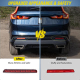 Red Lens Rear Bumper Tail Light for 2023-2024 Honda CR-V | LED Reflector Rear Bumper Lamps Brake Turn Signal Sequential Flashing Driving Taillights Replacement