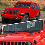 Hood Light Brackets for Wrangler JL JLU Gladiator JT 18-25, Red | for Jeep Wrangler JL JLU Gladiator JT 2018 2019 2020 2021 2022 2023 2024 2025, A-Pillar Auxiliary Offroad LED Pods Mounting