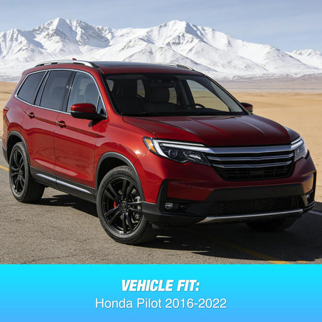 in Channel Rain Guards for Honda Pilot 2016-2022 Sport/EX-L/Special Edition/Trail Sport, Honda Passport 2019 2020 2021 2022 2023 Original Window Deflectors, Vent Window Visors-4PCS