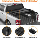 Truck Bed Tonneau Cover Soft Tri-fold Compatible with Toyota Tacoma 2005 2006 2007 2008 2009 2010 2011 2012 2013 2014 2015-5ft