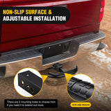 Tow Hitch Step 2 inch Receiver Heavy Duty Steel Rear Bumper Guard | for Pickup Truck SUV Van Universal 350lbs Capacity Wide Non Slip Trailer Hitch Step Bar with 5/8 inch Pin Clip