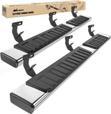Running Boards for 2009-2018 Dodge Ram 1500 Quad Cab 2019-2024 ram 1500 Classic Body Quad Cab 2010-2024 Dodge ram 2500 3500 6 Inch Side Step Nerf Bars Stainless Stee