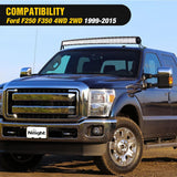 52 inch LED Light Bar Bracket Mounting Upper Windshield Roof Cab Brackets Compatible with Ford F250 F350 4WD 2WD 1999-2015