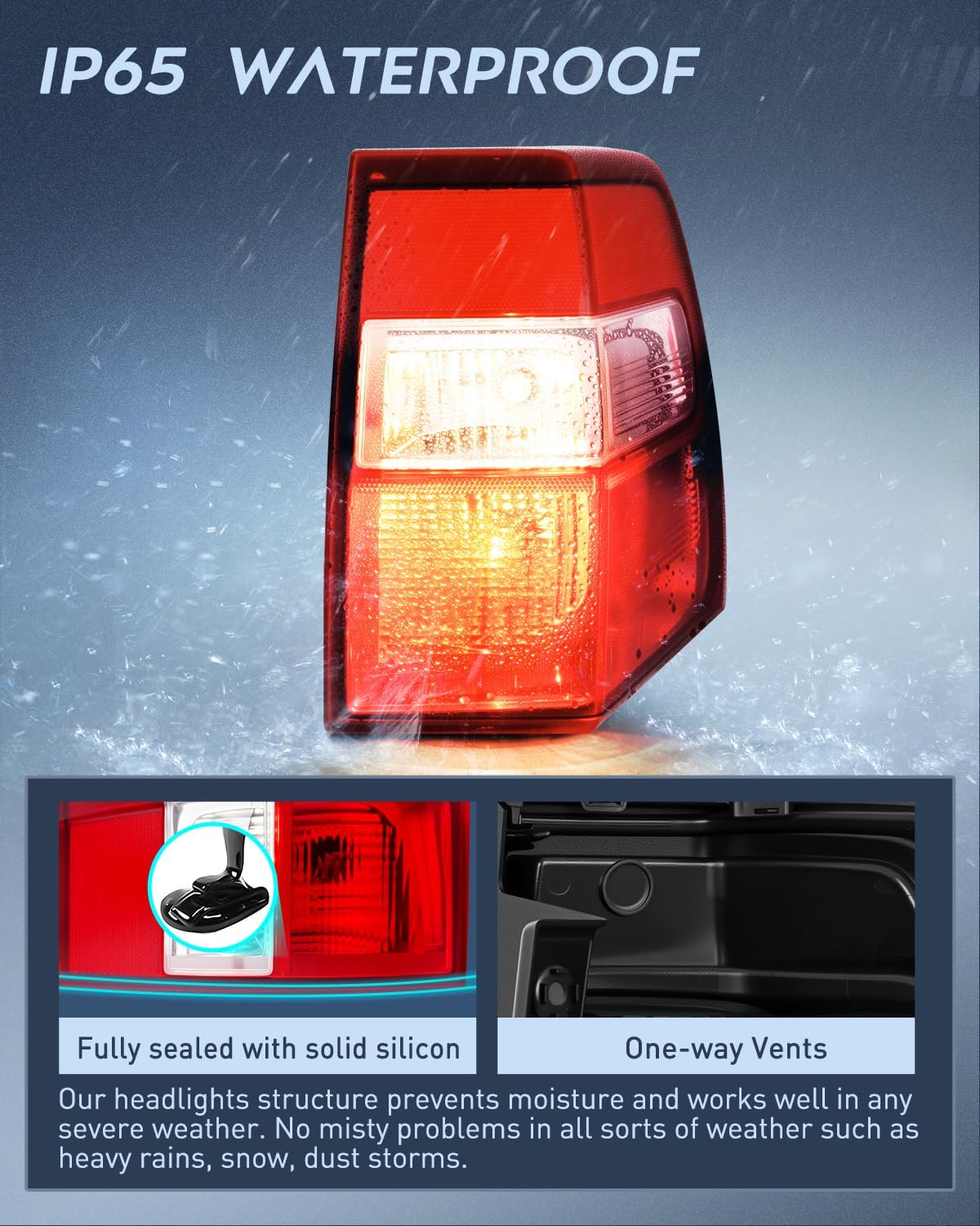 Taillight Assembly for 2007-2017 Ford Expedition Passenger Side | Fits 2007 2008 2009 2010 2011 2012 2013 2014 2015 2016 2017 Ford Expedition OE Style Rear Tail Light Replacement