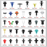 1125Pcs Car Push Retainer Clips Auto Fasteners Kit Included 34 Most Popular Sizes Nylon Bumper Fender Rivets with 5 Fasteners Remover 10 Cable Ties for Toyota GM Ford Honda Chevy