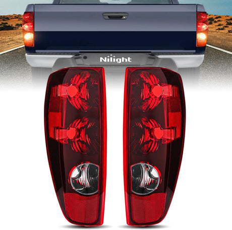 Taillight Assembly Compatible with 2004 2005 2009 2010 2011 2012 Colorado GMC Canyon 2006 2007 2008 Isuzu i280 i350 i290 i370 Rear Lamp OE Style Driver and Passenger Side Red Lens