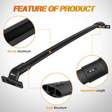 Roof Rack Cross Bars Fit for Ford Explorer 2016 2017 2018 2019 with Side Rails and Fixed Point, Adjustable Aluminum Car Crossbars for Cargo Carrier Luggage Bike Kayak Rooftop Tent Snowboard