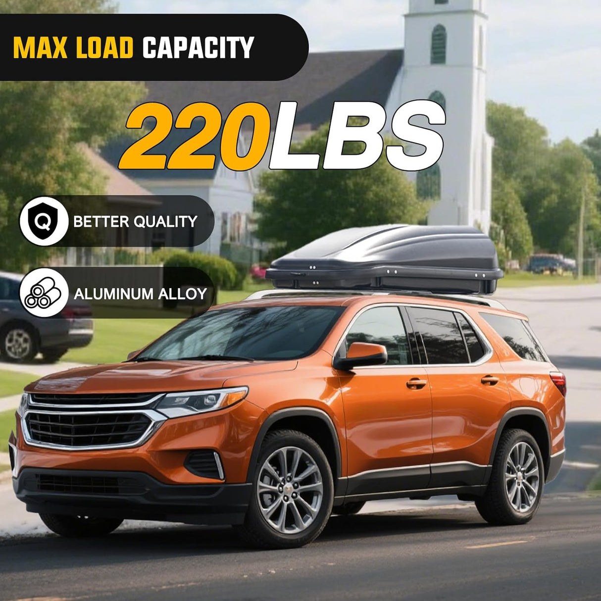 Roof Rack Cross Bars Compatible with Chevrolet Chevy Traverse 2022 2023 2024 with Side Rails, Adjustable Aluminum Less Wind Noise Car Crossbars for Cargo Carrier Luggage Kayak Tent Snowboard