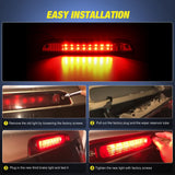 Third Brake Light Tail High Mount 3rd Stop Lights Red Lens Compatible with Jeep Patriot 2007 2008 2009 2010 2011 2012 2013 2014 2015 2016 2017 Van SUV Rear Center Cab Lamp
