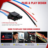 Brake Control Wiring Harness Adapter Universal Use Fits for Hopkins Control Connector 31-Inches Trailer Towing Hitch RV