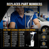 Fuel Pump Assembly E3500M for Chevy GMC Sierra 1500 2500 1999-2004 | for Pickup Sierra Silverado 1500 2500 3500 1999-2004 4.3L 4.8L 5.3L 6.0L 8.1L Automotive Electric Fuel Pumps Module Assembly