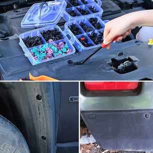 Accessories 725 Pcs Bumper Retainer Clips Car Push Retainer Kit