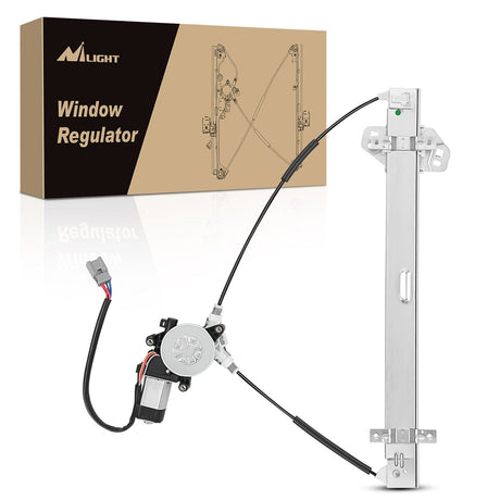 Nilight Power Window Regulator with Motor Assembly Replacement for Honda CR-V 2002 2003 2004 2005 2006, Front Driver Side, 741-302