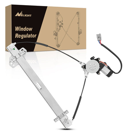 Nilight Power Window Regulator with Motor Assembly Replacement for Honda CR-V 2002 2003 2004 2005 2006, Front Passenger Side, 741-303