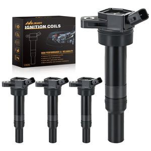 4pcs Ignition Coil Packs Fit UF651 for Hyundai KIA 2011 2012 2013 2014 2015 2016 2017 2018 2019 2020 Tucson Elantra Soul FORTE 1.8 2.0L OE# 5C1861 C1804 1788511 273002E000