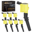 ignition coil pack 8pcs Ignition Coil Pack DG508 DG457 DG472 Straight Boot Ignition Coils Fit for Ford CROWN F150 F250 F350 450 EXPEDITION EXPLORER ECONOLINE EXCURSION 1998-2003 05-14 4.6L 5.4L V8 DG491 FD503