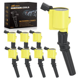 ignition coil pack 8pcs Ignition Coil Pack DG508 DG457 DG472 Straight Boot Ignition Coils Fit for Ford CROWN F150 F250 F350 450 EXPEDITION EXPLORER ECONOLINE EXCURSION 1998-2003 05-14 4.6L 5.4L V8 DG491 FD503