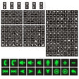Nlight 249PCS Night Glow Sticker for Rocker Switch Panel DIY Luminous Pattern Text Label in The Dark Toggle for Dashboard Boat RV Car Truck Vehicle