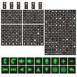 Nlight 249PCS Night Glow Sticker for Rocker Switch Panel DIY Luminous Pattern Text Label in The Dark Toggle for Dashboard Boat RV Car Truck Vehicle