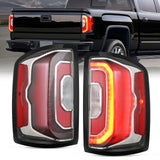Taillight Assembly Taillight Assembly Compatible with 2016 2017 2018 GMC Sierra Tail Light with LED Type OE Style Rear Lamp Replacement Driver and Passenger Side