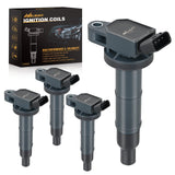 ignition coil pack 4pcs Ignition Coil Packs Fit for Toyota 2002 2003 2004 2005 2006 2007 2008 2009 Camry Highlander RAV4 Corolla Matrix Solara 2010 2011 2012 2013 2014 2015 Lexus Scion TC XB 2.4 2.0L OE# UF333 C1330 90919-02244