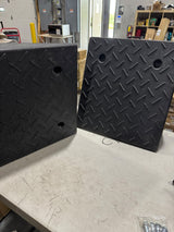 7.9 Inch 7000lbs Load Capacity Rise Height Heavy Duty Rubber Curb Ramp (Pair) (25% OFF Final Checkout)
