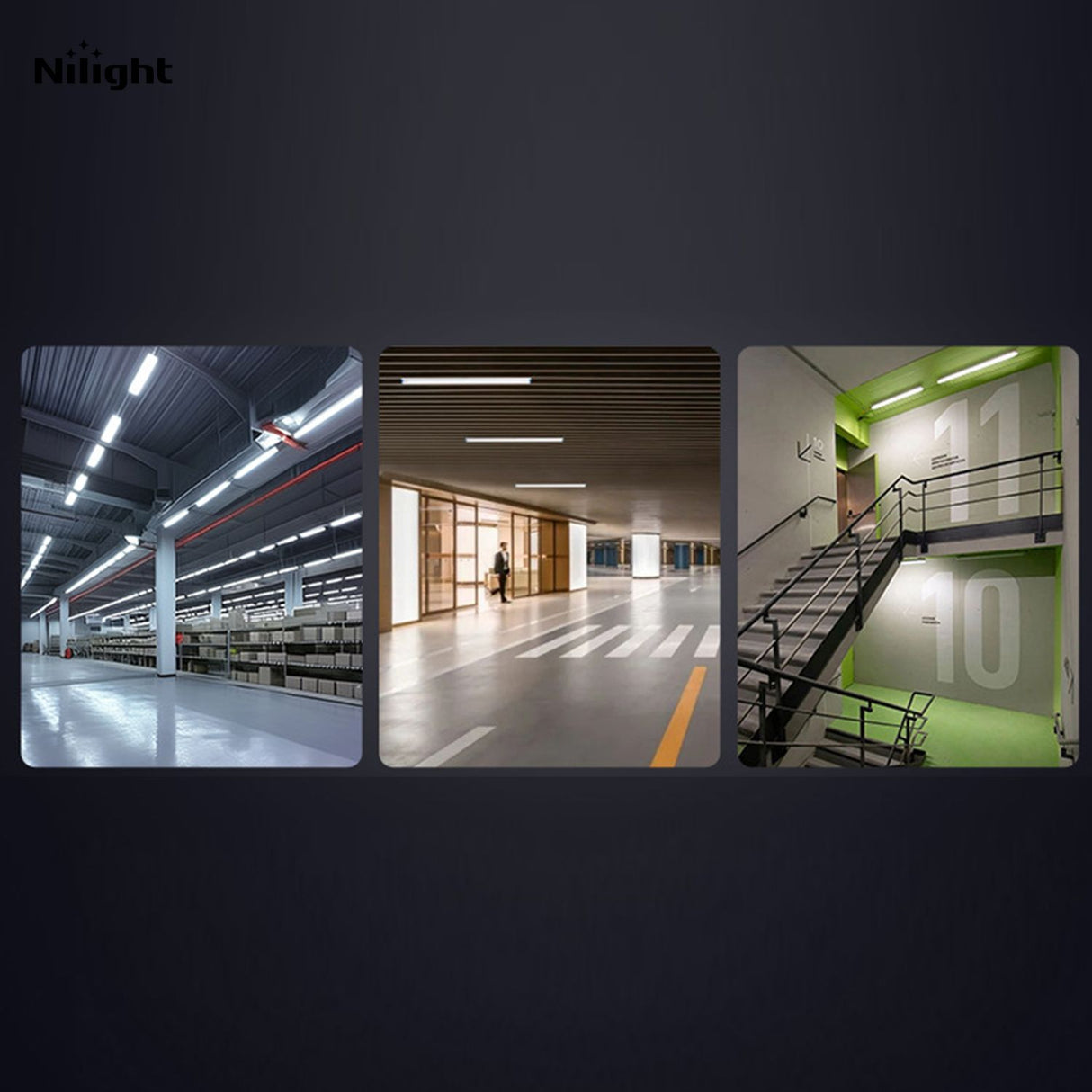 Lighting fixtures for use in parking decks and garages