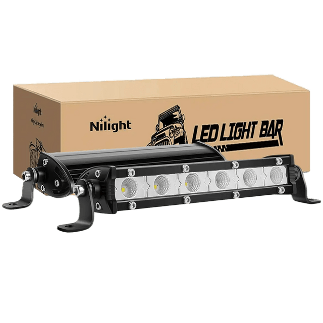 LED Light Bar 7" 18W 1530LM Ultra-Slim Flood LED Light Bar (Pair)