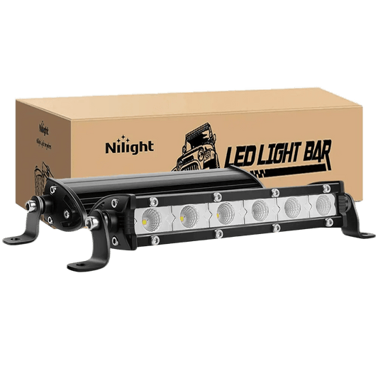 LED Light Bar 7" 18W 1530LM Ultra-Slim Flood LED Light Bar (Pair)