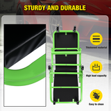 Nilight 36Inch Z Creeper - 2-in-1 Rolling Folding Car Seat, 36 inches Adjustable Roller Garage Chair Lay Down or Sit, 330LBS Capacity, Green Black