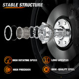 Nilight Front Wheel Bearing Hubs Assembly for GMC Chevy Silverado Sierra Avalanche 1999 2000 2001 2002 2003 2004 2005 2006, Yukon XL Suburban 1500 Tahoe Cadillac Escalade with 6-Lug, OEM 515036