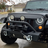 Nilight 2PCS Stainless Steel Mounting Base Brackets Adjustable Mount Bracket Kits for Round and Square 4.5Inch 27W 42W LED Light Bar