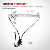 Nilight 741-586 Window Regulator/Motor Front Driver Side Compatible with 2003-2014 Ford E150 E250 Econoline E350 E450 E550 Super Duty 2004 2005 2006 2007 2008 2009 2010 2011 2012 2013 2014