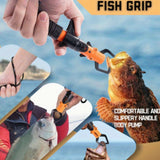 Tool 7PCS fishing accessories Fishing Tools Kit with Fishing Pliers, Fish Lip Gripper, Fillet Knife & Scissors, Portable Fishing Gear Set for bass fishing National Fishing Week Spring Fishing Season Father's Day Fishing Gift