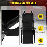 Nilight 36inch Z Creeper - 2-in-1 Folding Rolling Mechanic Seat 36 inches Adjustable Lay-Down or Sit Garage Chair, 330 lbs Capacity, Grey Black