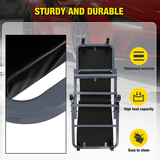 Creeper Seat 36inch Z Creeper - 2-in-1 Folding Rolling Mechanic Seat 36 inches Adjustable Lay-Down or Sit Garage Chair, 330 lbs Capacity, Grey Black