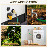 45 Degree Hose Elbow for RV Garden Water Hose Elbow Fitting 3/4Inch Brass 45° Water Hose Connector for RV Camper Trailer Outdoor Garden Hose Systems Faucet Adapter Accessories, 2-Pack