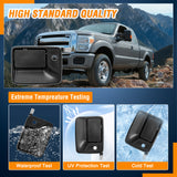 Exterior Front Left Driver Side Door Handle with Key Hole Compatible with 1999-2016 Ford F250 F350 F450 F550 F650 F750 Super Duty Excursion Car Door Handles Replaces OEM# 7C3Z2522405AA, 79306