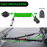 Accessories 8ft 7 Way to 6 Way Trailer Plug Adapter