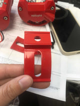 4 Inch 60W Triple Row Red Case Spot Flood LED Light Bars (Pair) | 16AWG Wire 3Pin Switch (25% OFF Final Checkout)