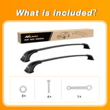 2014 2015 2016 2017 2018 2019 Toyota Highlander XLE Limited SE Aluminum Heavy Duty Roof Rack Cross Bars