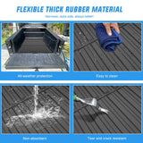 Nilight Truck Bed Mat for Tesla Sybertruck 2023 2024 2025 6FT, 3D Anti-Slip, Thick and Durable, All Weather Custom Fit TPE Trunk Bed Liner